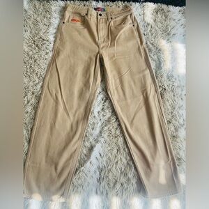 Empyre Men's Khaki Skater Loose Jeans